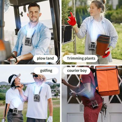 Socool Fan 10000mAh Μίνι επαναφορτιζόμενος φορητός ανεμιστήρας πολυλειτουργικό εξωτερική επείγουσα ισχύς Clip Tail ανεμιστήρα