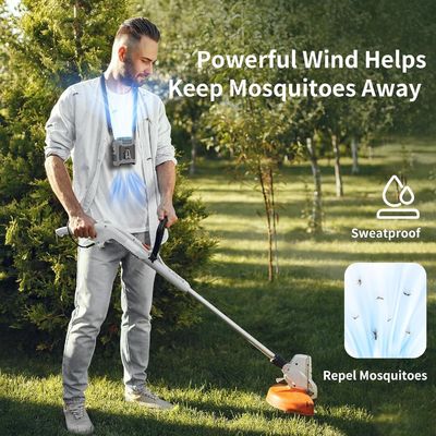 Socool Fan 10000mAh Φορητό επαναφορτιζόμενο USB παροχή ρεύματος έκτακτης ανάγκης ανεμιστήρα Clip Waist ανεμιστήρα