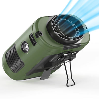 Socool Fan 10000mAh Mini επαναφορτιζόμενο ανεμιστήρα μέσης φορητό επείγοντα power clip USB ανεμιστήρα με LED φως SOS για εσωτερικό / εξωτερικό