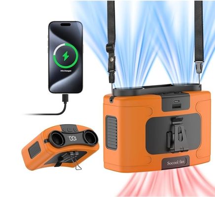 Socool Fan 20000mAh Εξωτερικός ανεμιστήρας τρίποδας Mini επαναφορτιζόμενος ανεμιστήρας πλάτης ανεμιστήρας εσωτερικού και εξωτερικού