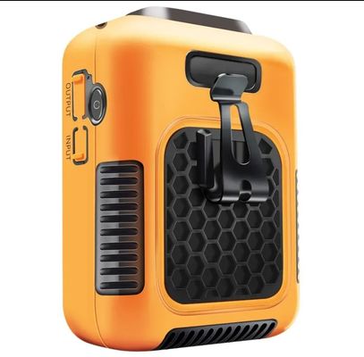 Socool Fan 8000mAh Clip Waist Fan Green Orange Grey Πολυλειτουργικός φορητός ανεμιστήρας 5 Ανεμογενής ήχος κάτω από 50 dB