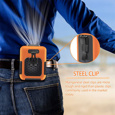 Socool Fan 8000mAh Clip Waist Fan Type-C Ενεργοποιημένος Πολυδιάστατος Προσωπικός ανεμιστήρας για Πολυδιάστατη Απόδοση Σε Πράσινο Πορτοκαλί Γκρίζο