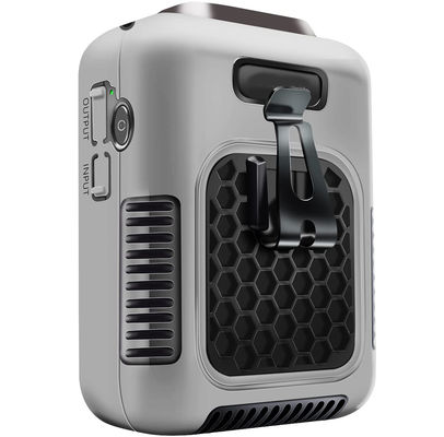 Socool Fan 6000mAh Φως LED Διαθέτει ρυθμιζόμενο κινητό ανεμιστήρα Πολυλειτουργικό ανεμιστήρα μέσης με χαμηλότερο από 50 dB επίπεδο θορύβου
