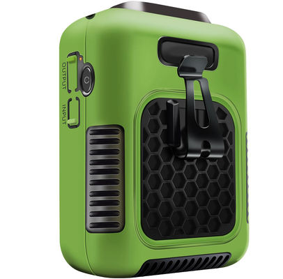 Socool Fan 6000mAh Type-C Πηγή ρεύματος Πολυλειτουργικός φορητός ανεμιστήρας με χαμηλότερο από 50 dB επίπεδο θορύβου σε πράσινο πορτοκαλί γκρι